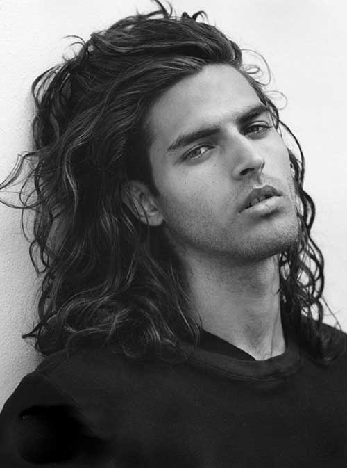 Haircut for Men with Long Curly Hair