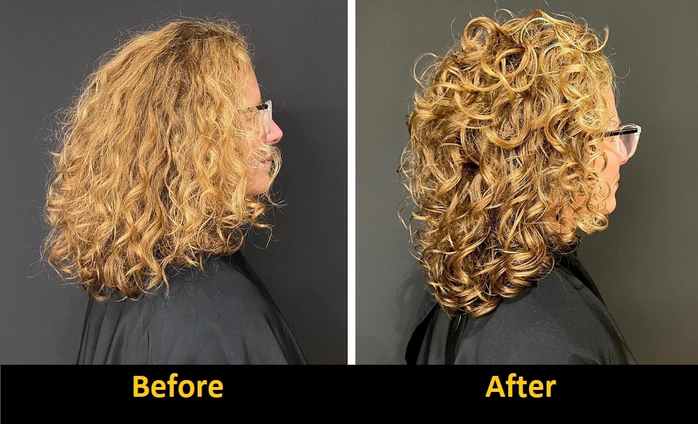 deva cut before and after photo collage