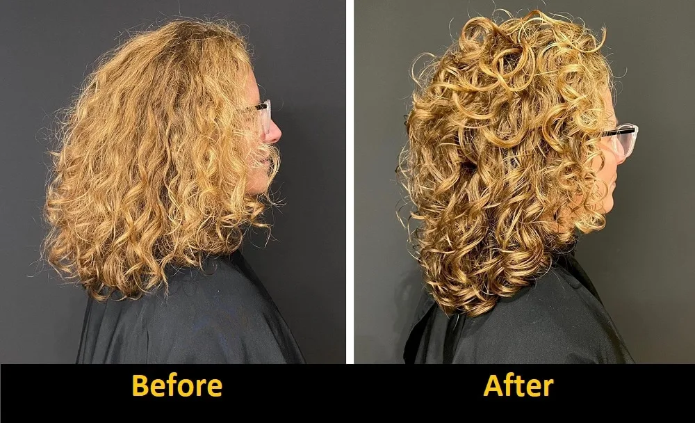 deva cut before and after photo collage
