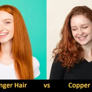 difference between ginger hair and copper hair