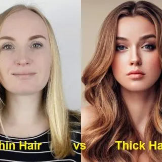 difference between thin hair and thick hair