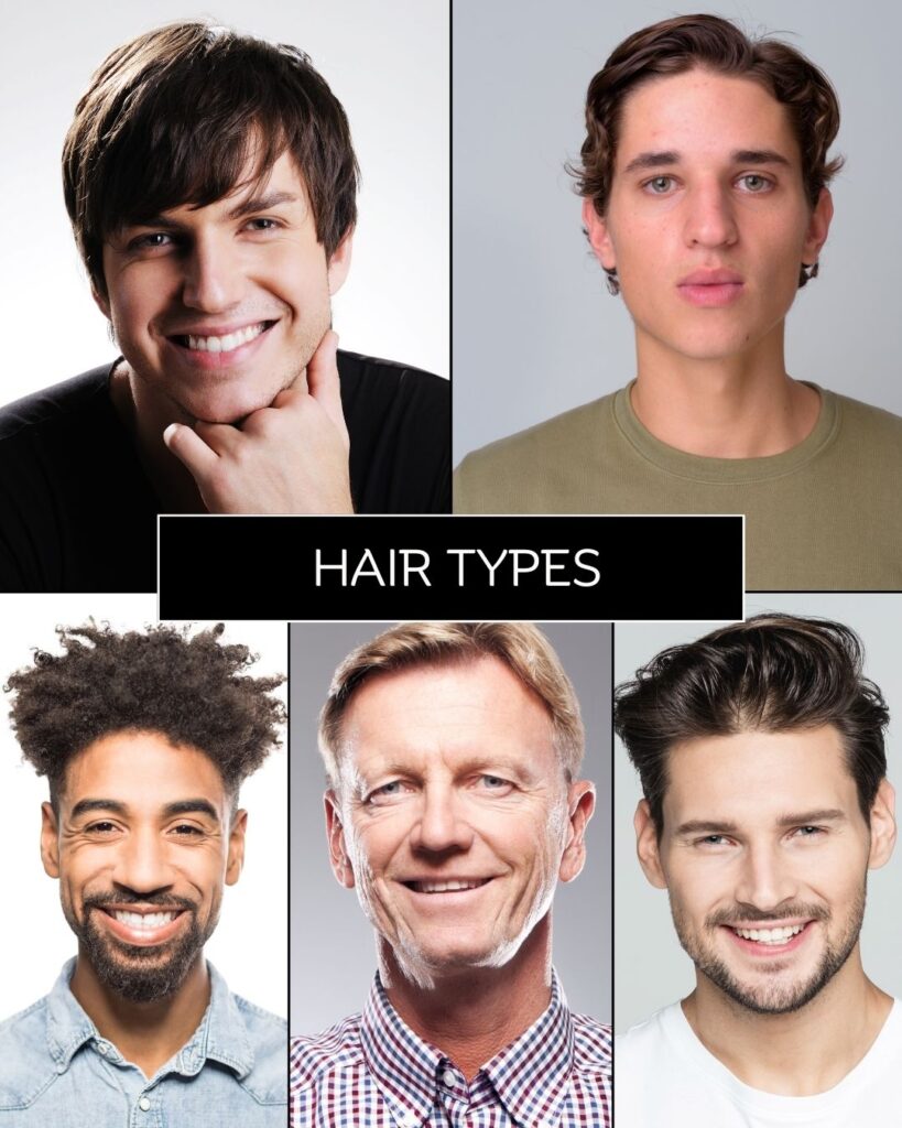 different hair types for training to go back
