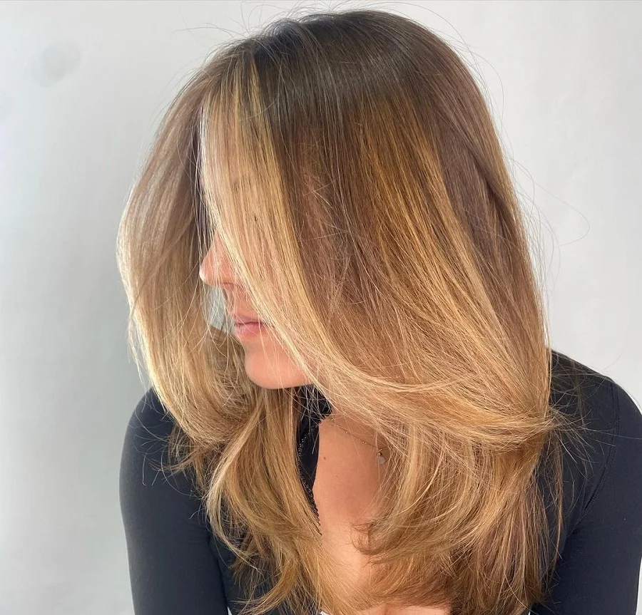 dirty blonde balayage