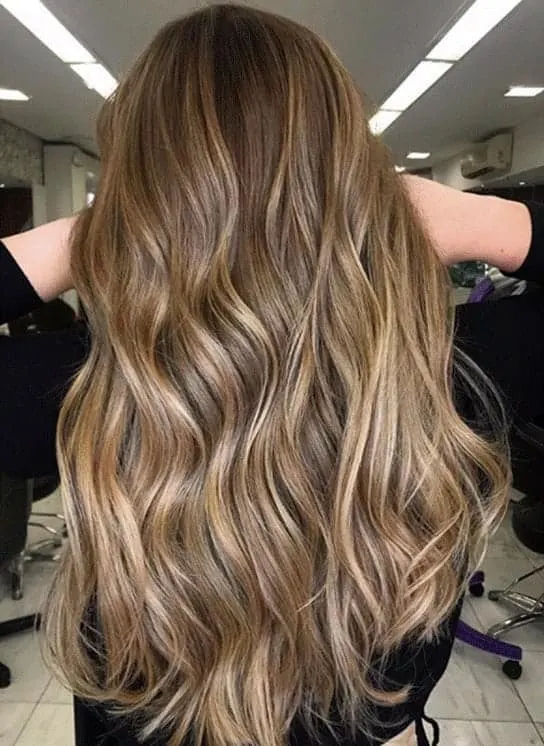 dishwater blonde hair with highlights