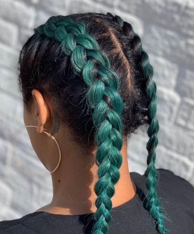 31 Glamorous Double Dutch Braids For 21 Hairstylecamp
