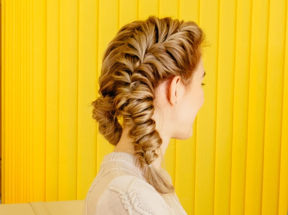 double french fishtail braids