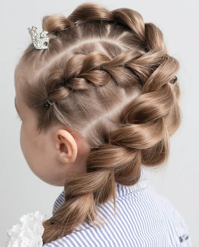 dragon braids for little girls