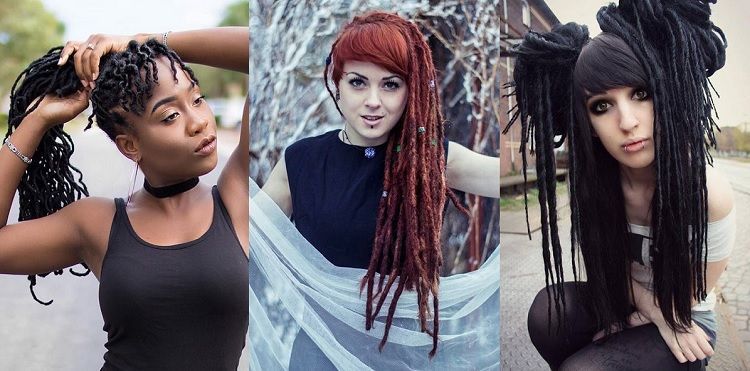 dreads with bangs styles for women