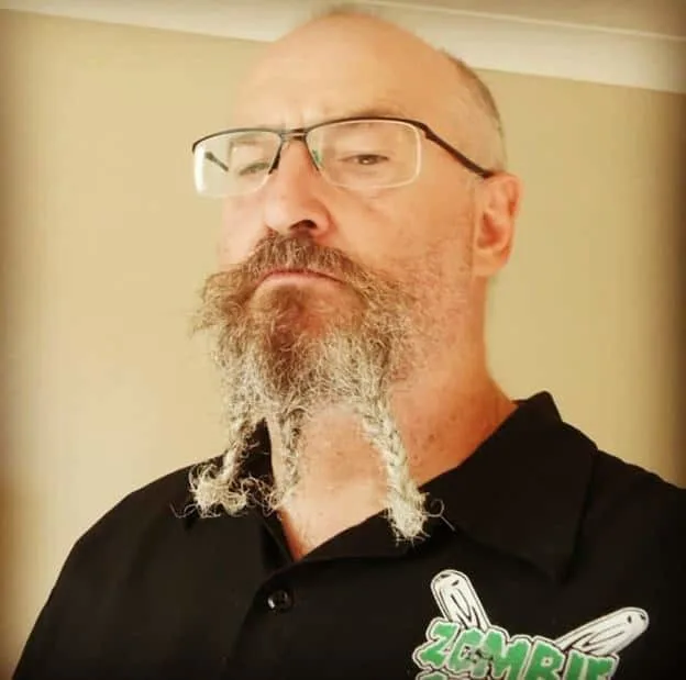 braided dreadlock beard