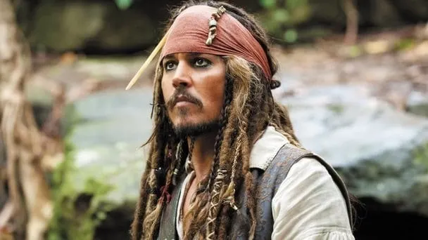 Jack Sparrow's dreadlock beard style