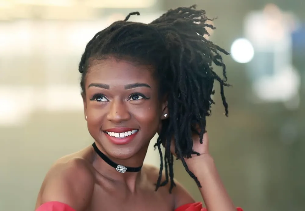 dreadlock ponytail for black women