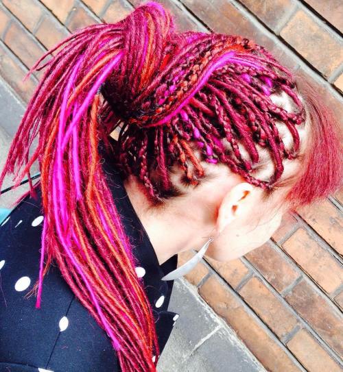 Synthetic Dreadlock with Bangs