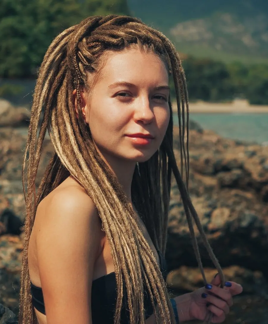 dreadlocks for square faces