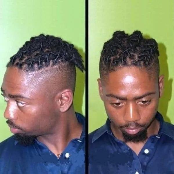 twisted mohawk dreadlocks for men