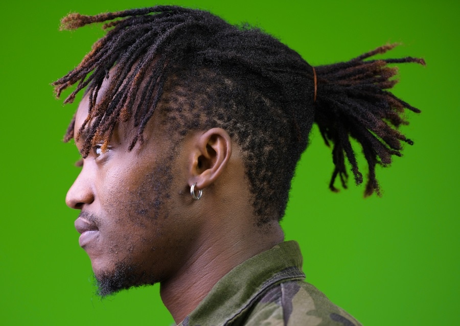dreadlocks with 3 on the sides