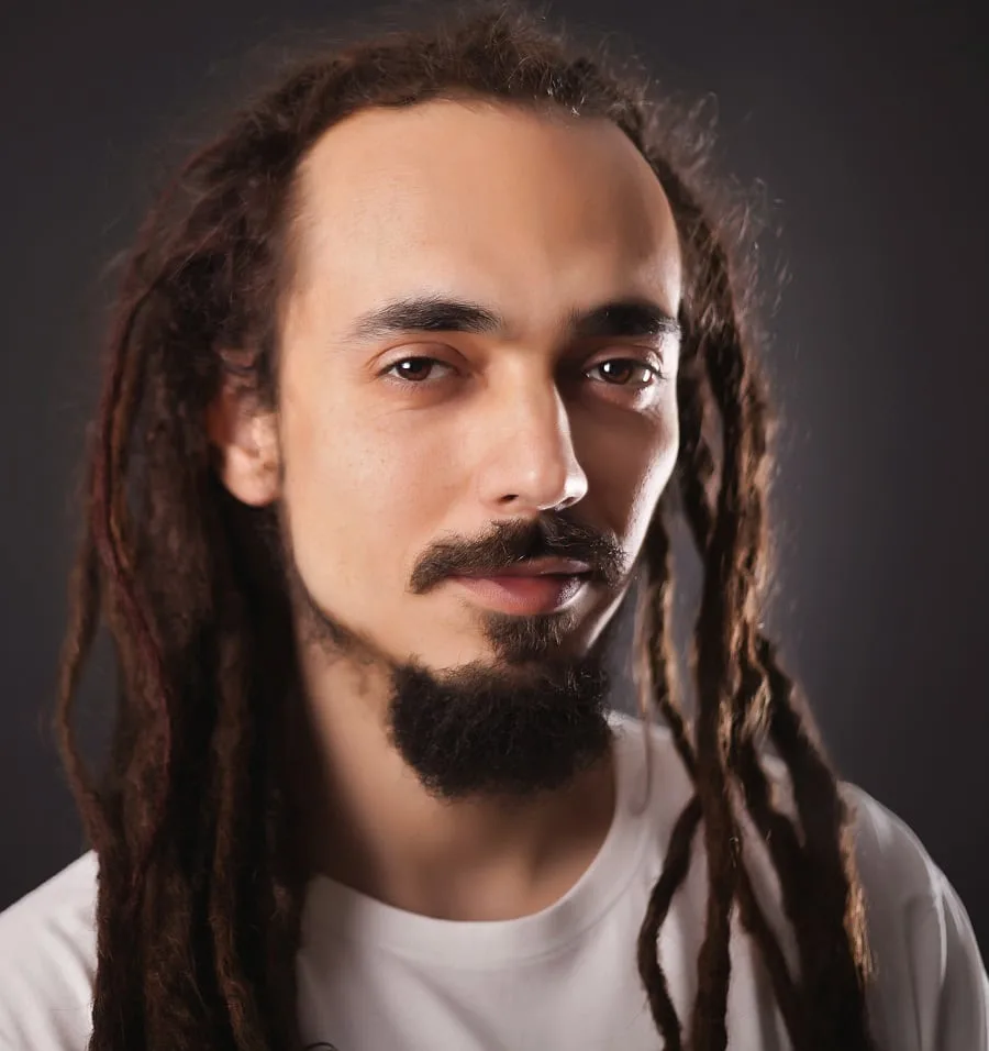 dreadlocks with long goatee beard