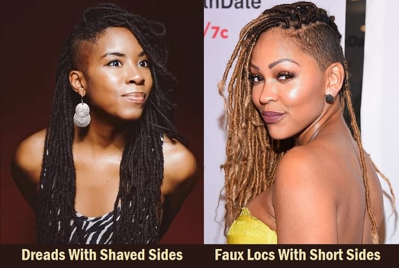Dreads with shaved sides vs.  Faux Locs with short sides