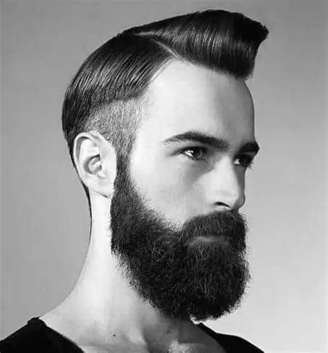 ducktail beard styles for men