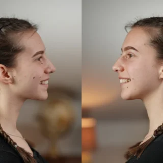 Dutch braid vs French braid: side-by-side comparison showing the difference between a Dutch braid and a French braid
