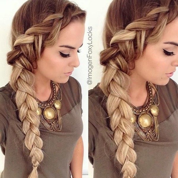 dutch Side braid hairstyle 