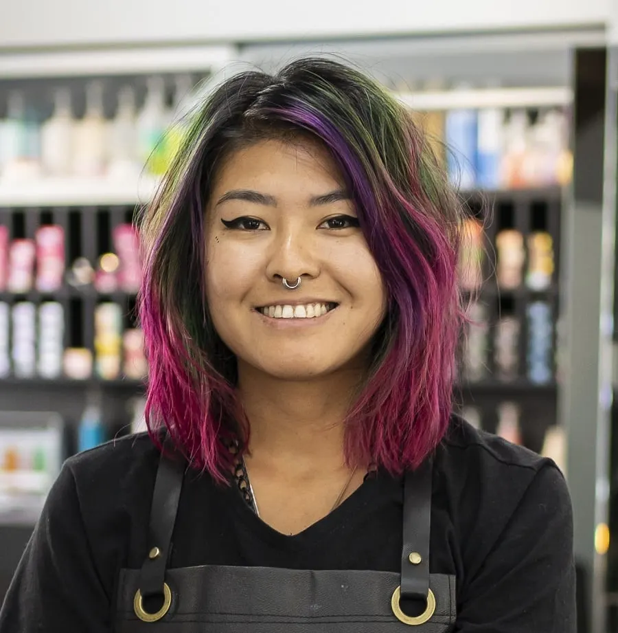 dyed hair for asian women