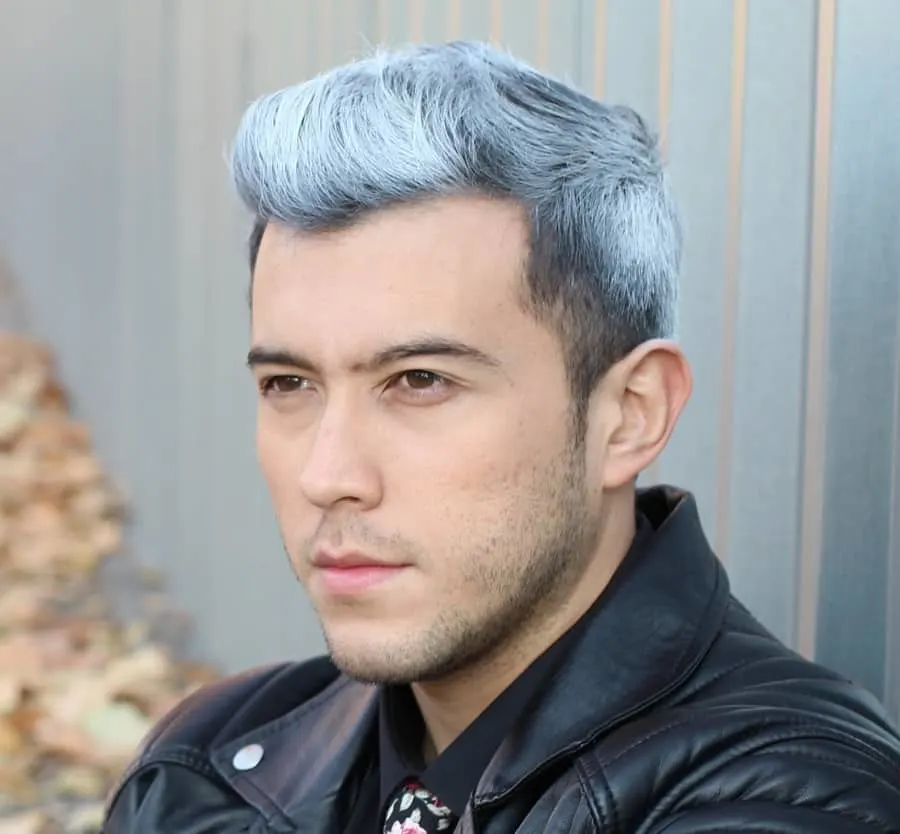 dyed hair for man with receding hairline