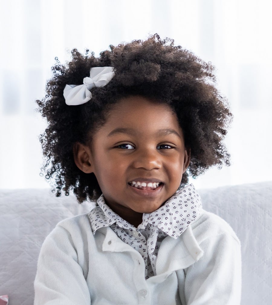 easy hairstyle for 5 year old black girls