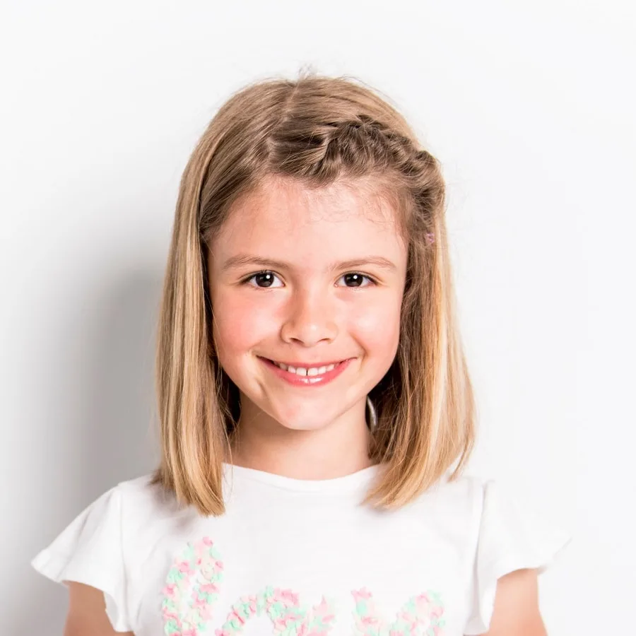 easy hairstyle for 7 years old girls