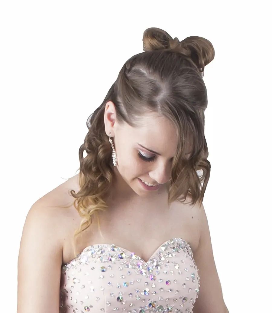 easy wedding hairstyle for thin hair