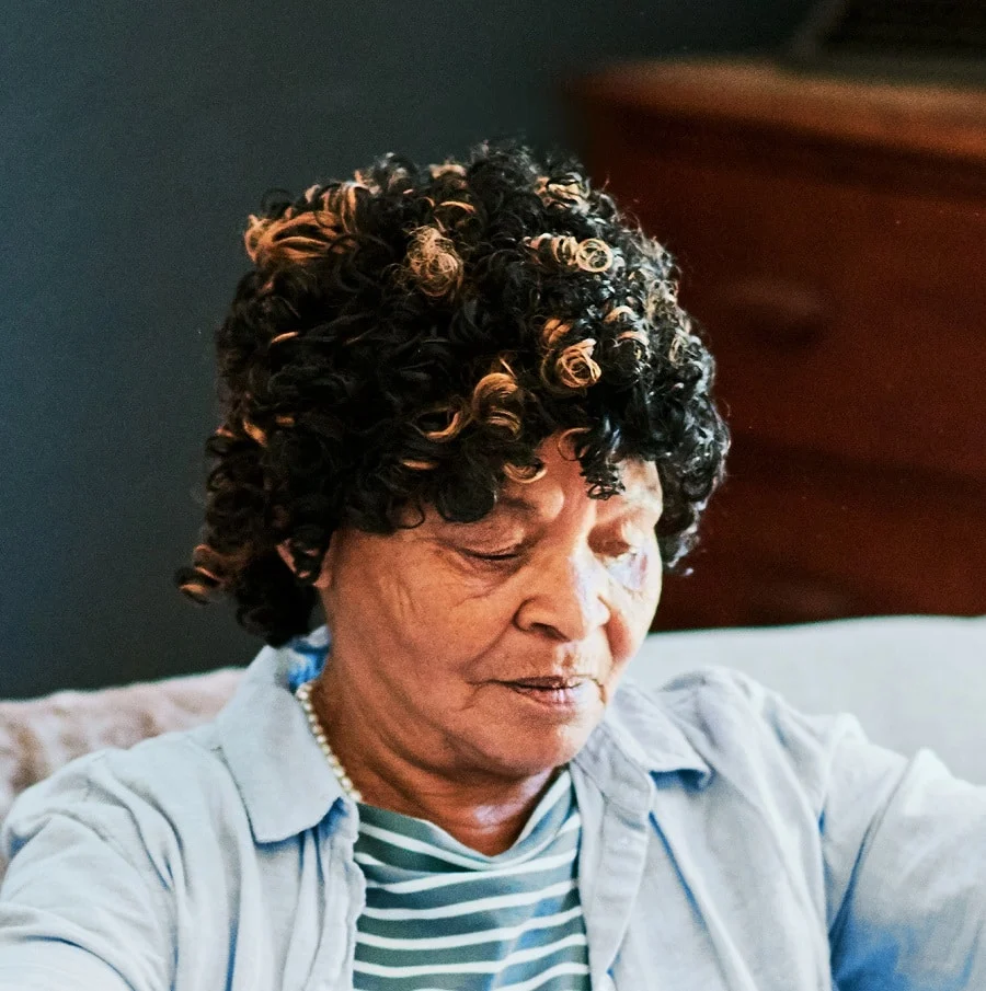 edgy hairstyle for black women over 60