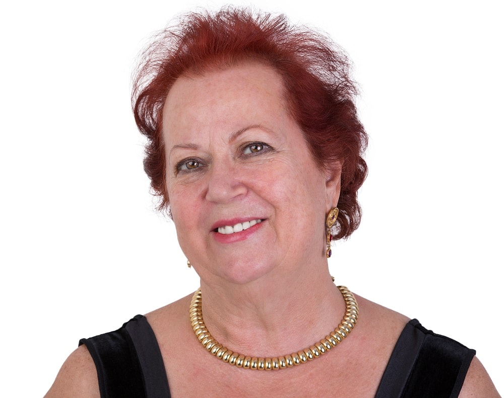 edgy hairstyle for over 60