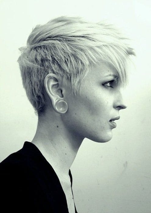fine haired edgy pixie