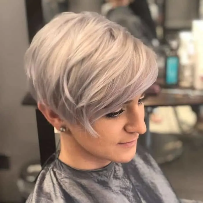 Silver Fox Pixie Cut