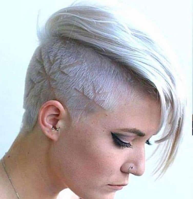 edgy pixie for blonde hair