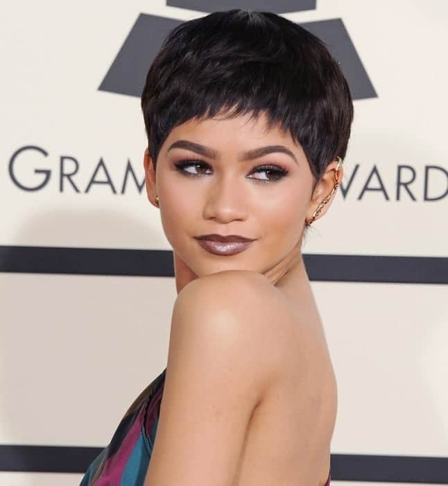 Layered Edgy Pixie Cut
