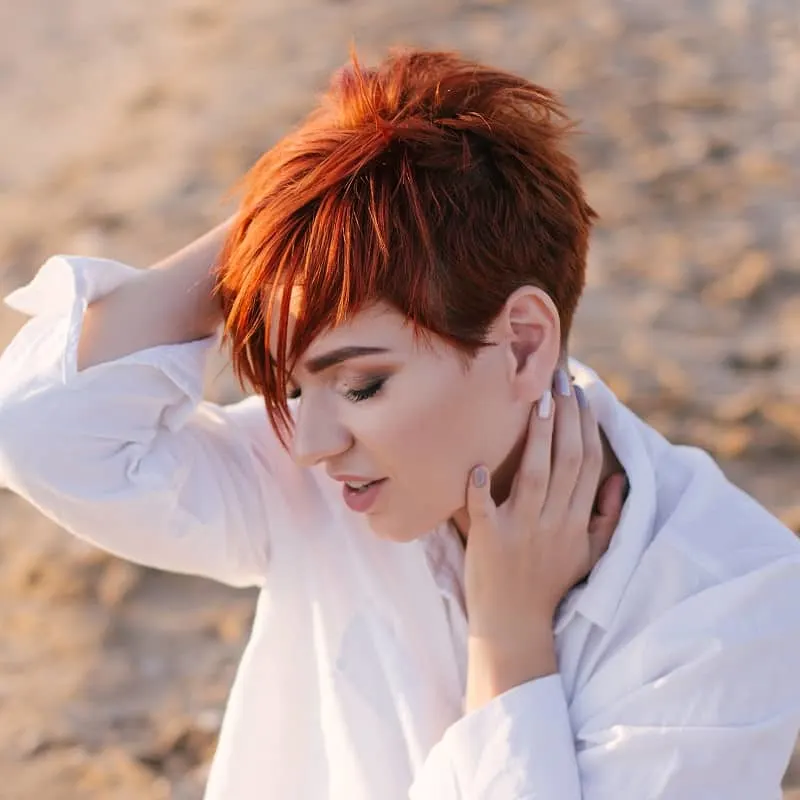 edgy pixie cut for thick hair