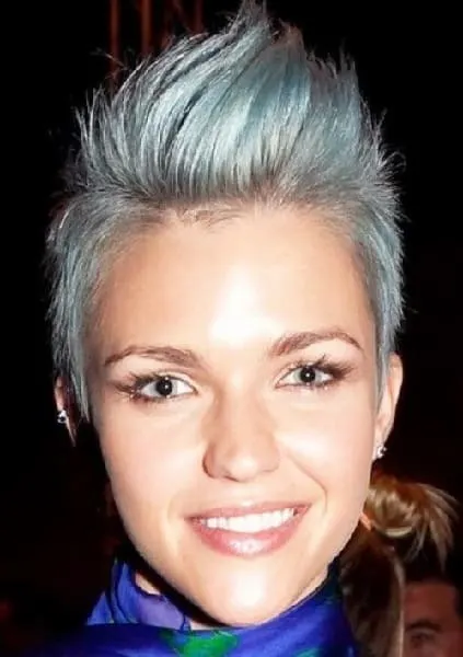 spiky short hair for women