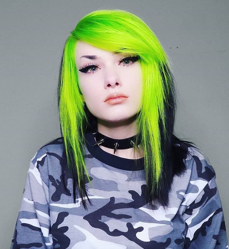 emo hairstyle for girl