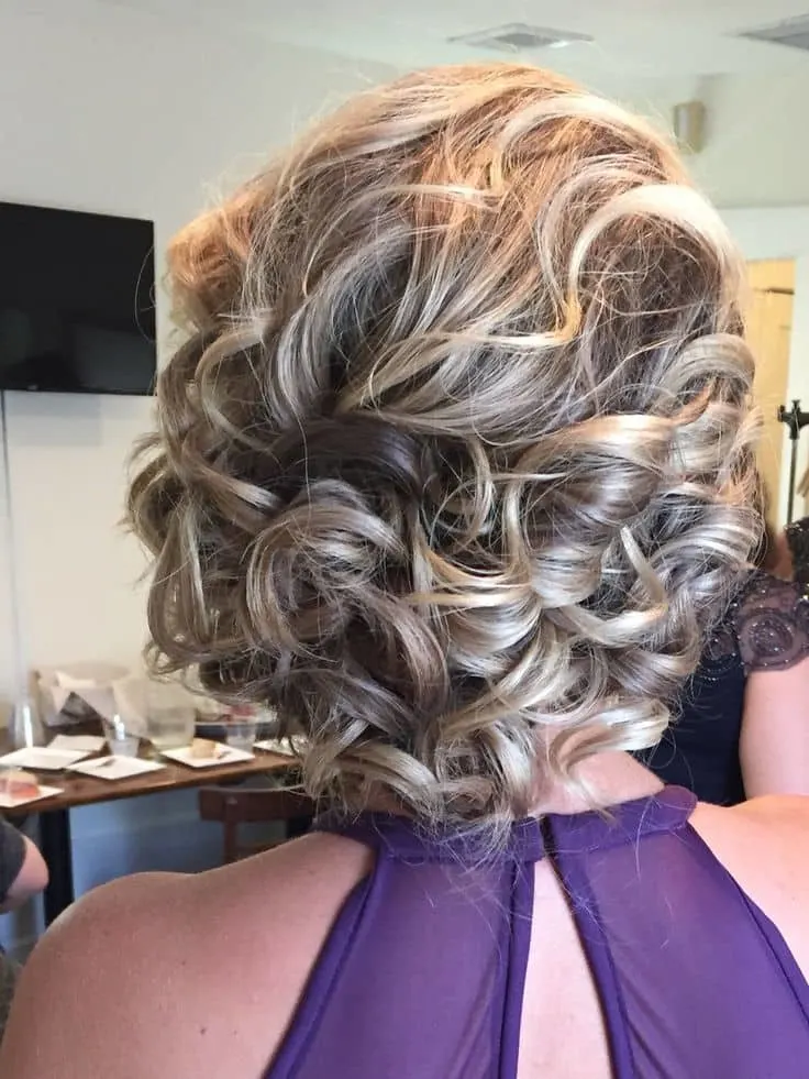 Wedding Hairstyles For Medium Length curly Hair