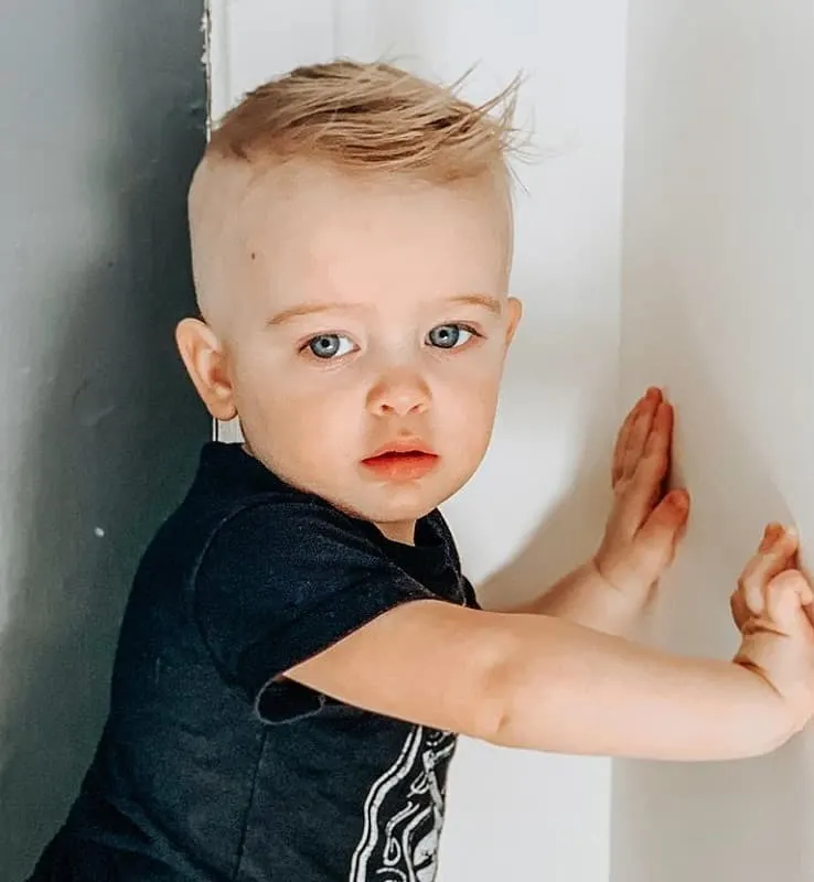 fade for toddler boy with short hair