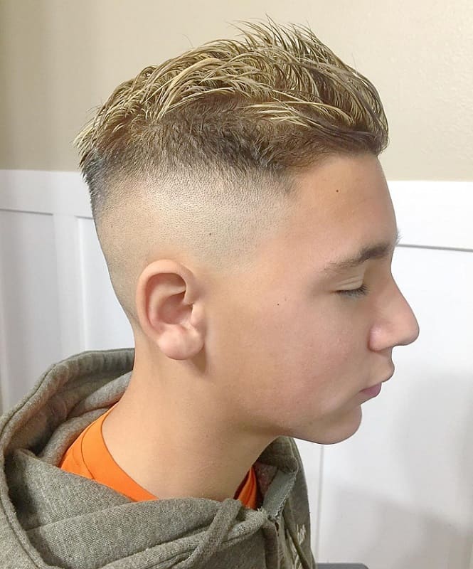 fade haircut for 11 year old boy