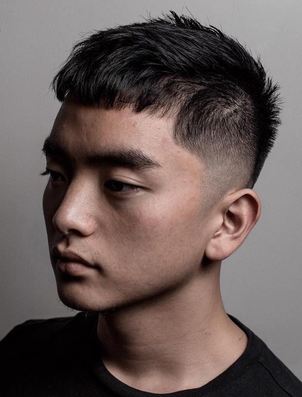 fade haircut for asian boy
