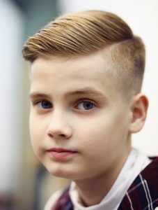 25 Amazing Fade Hairstyles For Little Boys HairstyleCamp   Fade Haircut For Little Boy 3 227x300 