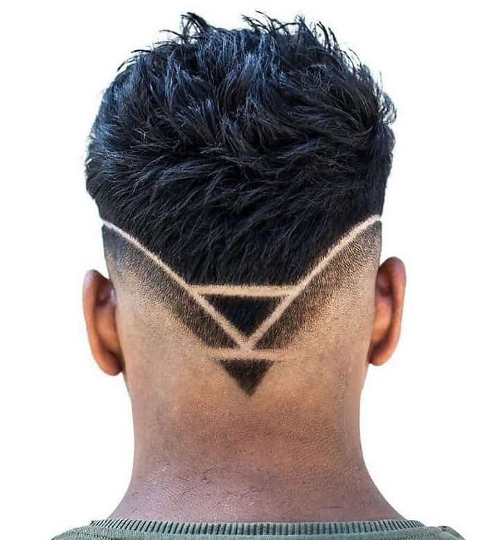 taper fade with line
