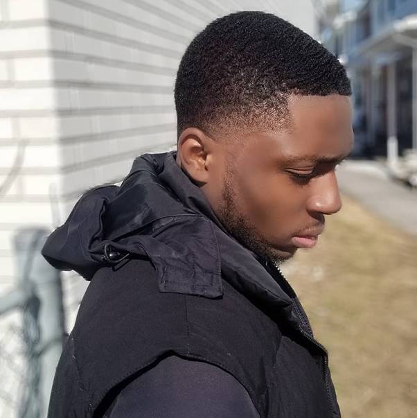 side fade haircut with waves