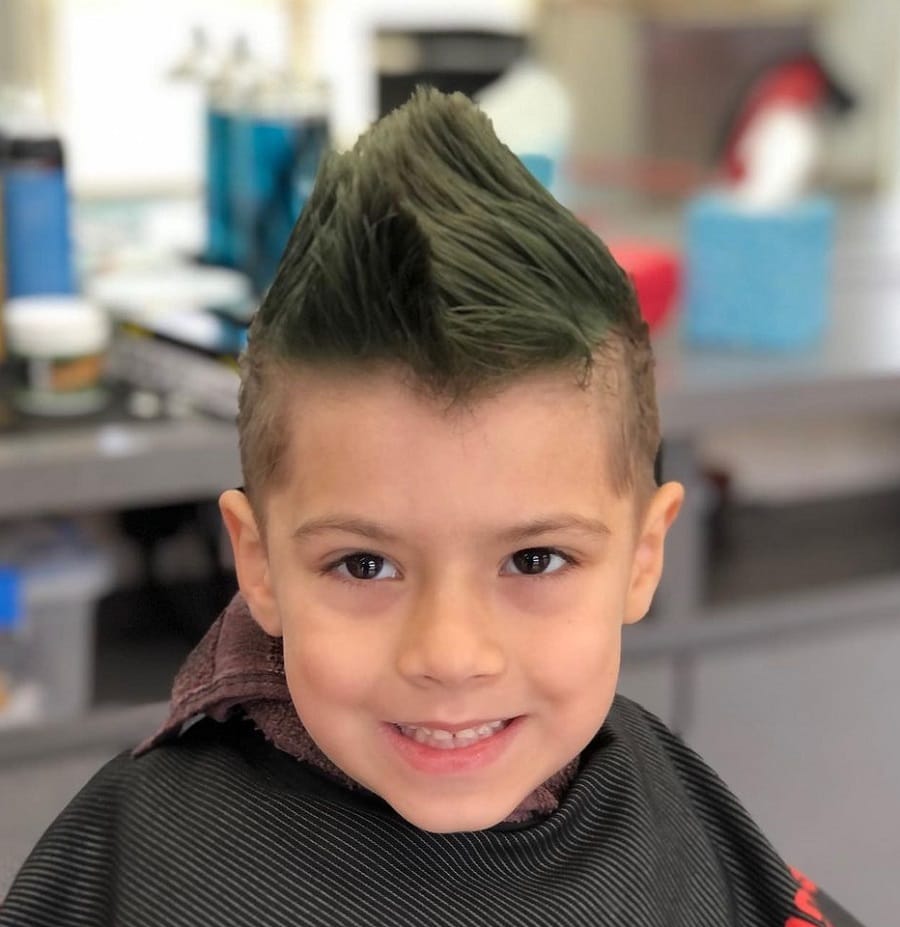 25 Faux Hawk Hairstyles for Boys to Steal The Limelight