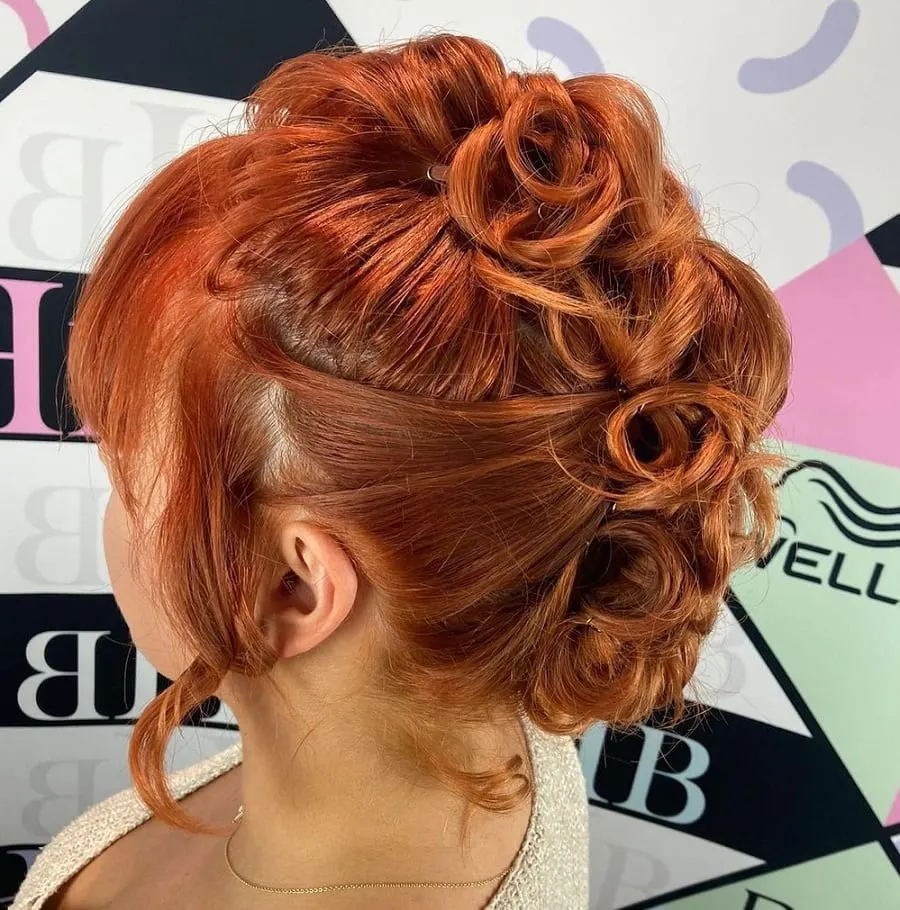 faux hawk updo for women