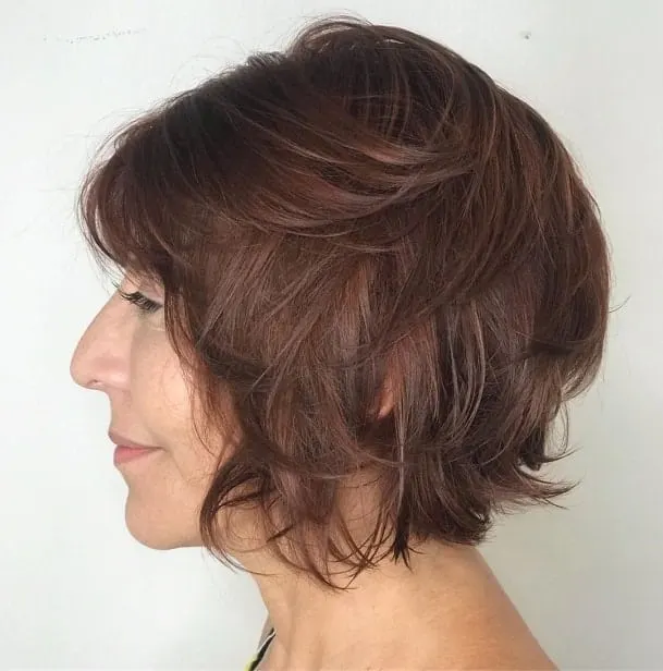 feathered hairstyles for short hair
