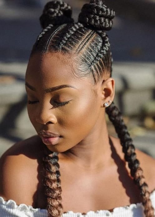 65 Hottest Feed In Braids - Cornrow Styles to Obsess Over [2020]