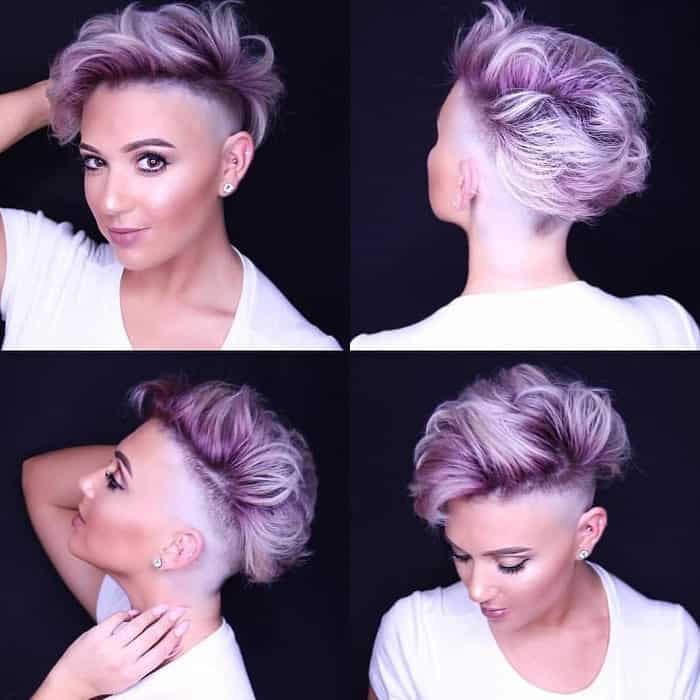 pixie cut with fade